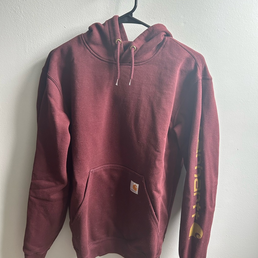 Carhartt Red Sweatshirt Hoodie Casual